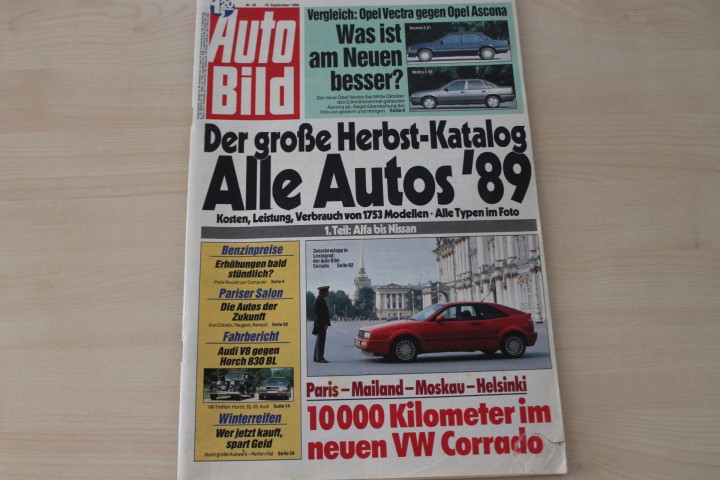 Deckblatt Auto Bild (38/1988)